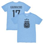 Explore alejandro garnacho argentina national team 1863fc player vintage tri-blend t-shirt – light blue – Germany Football Jerseys & T-Shirts Collection