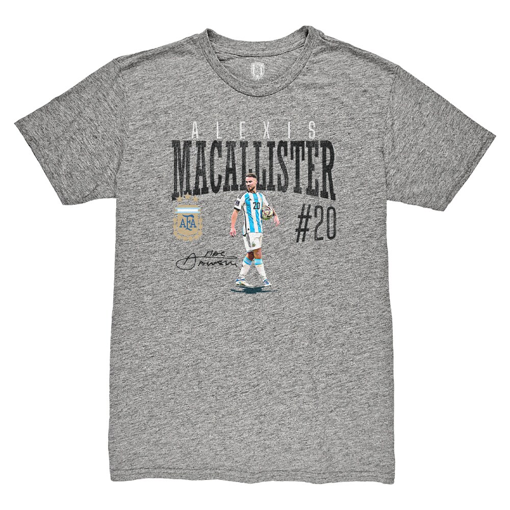 Explore alexis mac allister argentina national team 1863fc snapshot tri-blend t-shirt – heather gray – Germany Football Jerseys & T-Shirts Collection