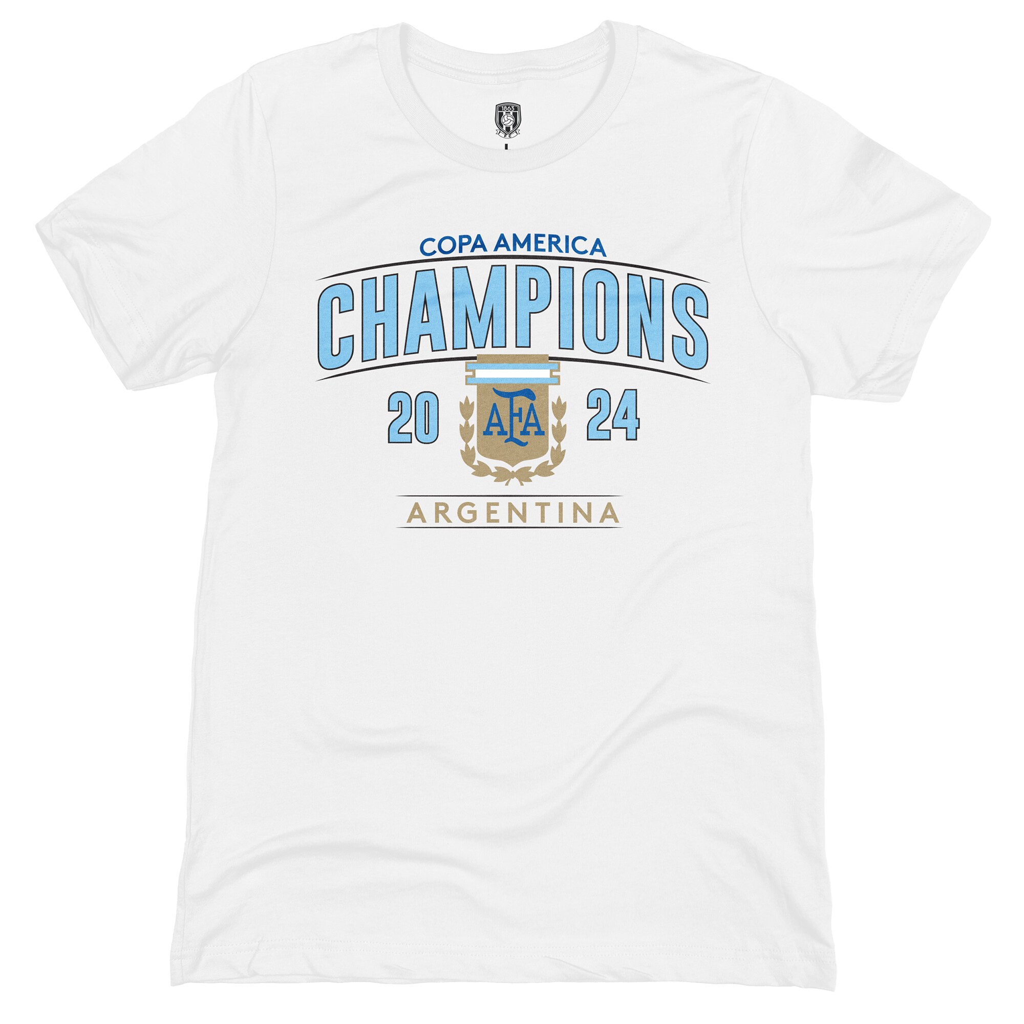 Explore argentina national team 1863fc 2024 copa america champions t-shirt – white – Germany Football Jerseys & T-Shirts Collection