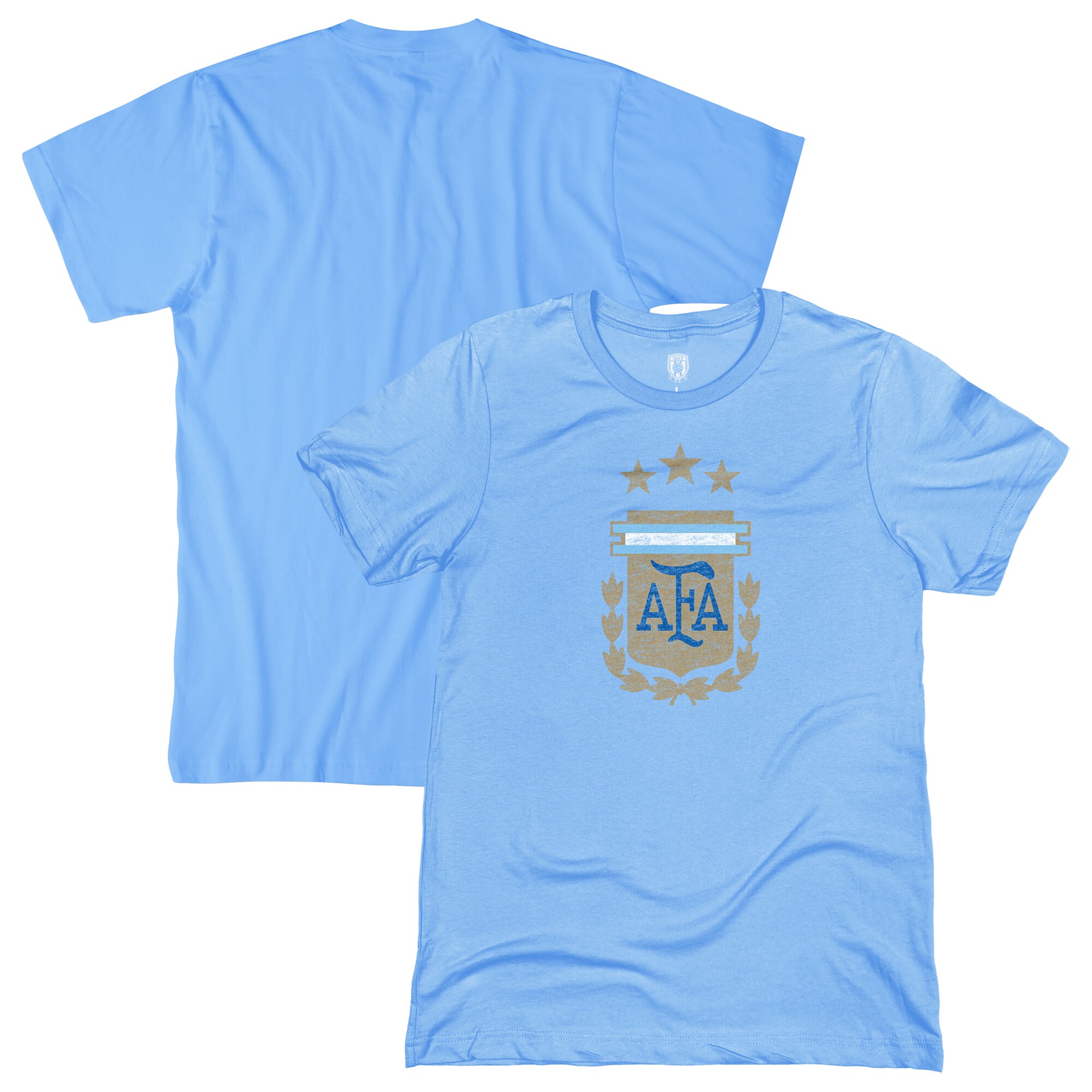 Explore argentina national team 1863fc badge t-shirt – light blue – Germany Football Jerseys & T-Shirts Collection