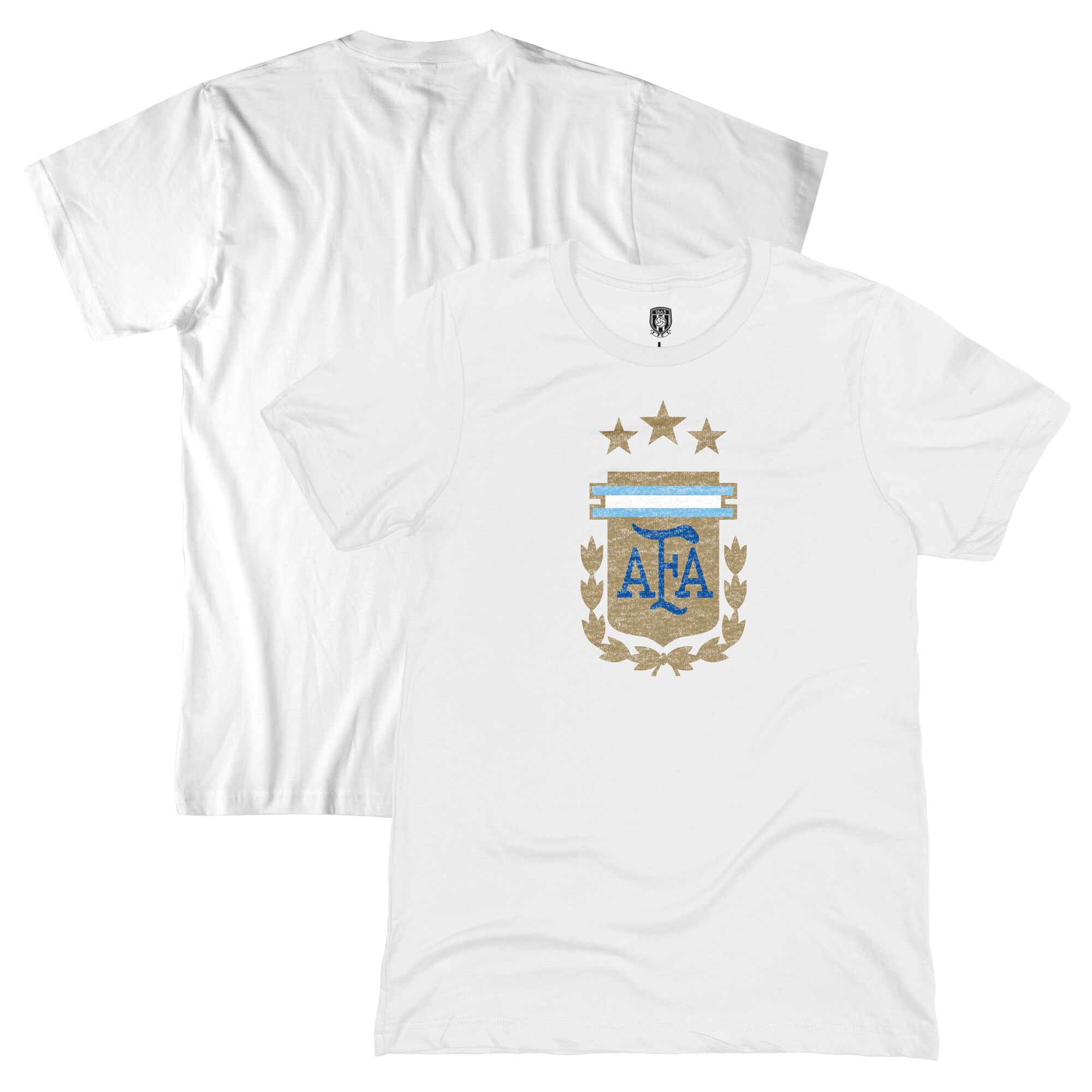 Explore argentina national team 1863fc badge t-shirt – white – Germany Football Jerseys & T-Shirts Collection