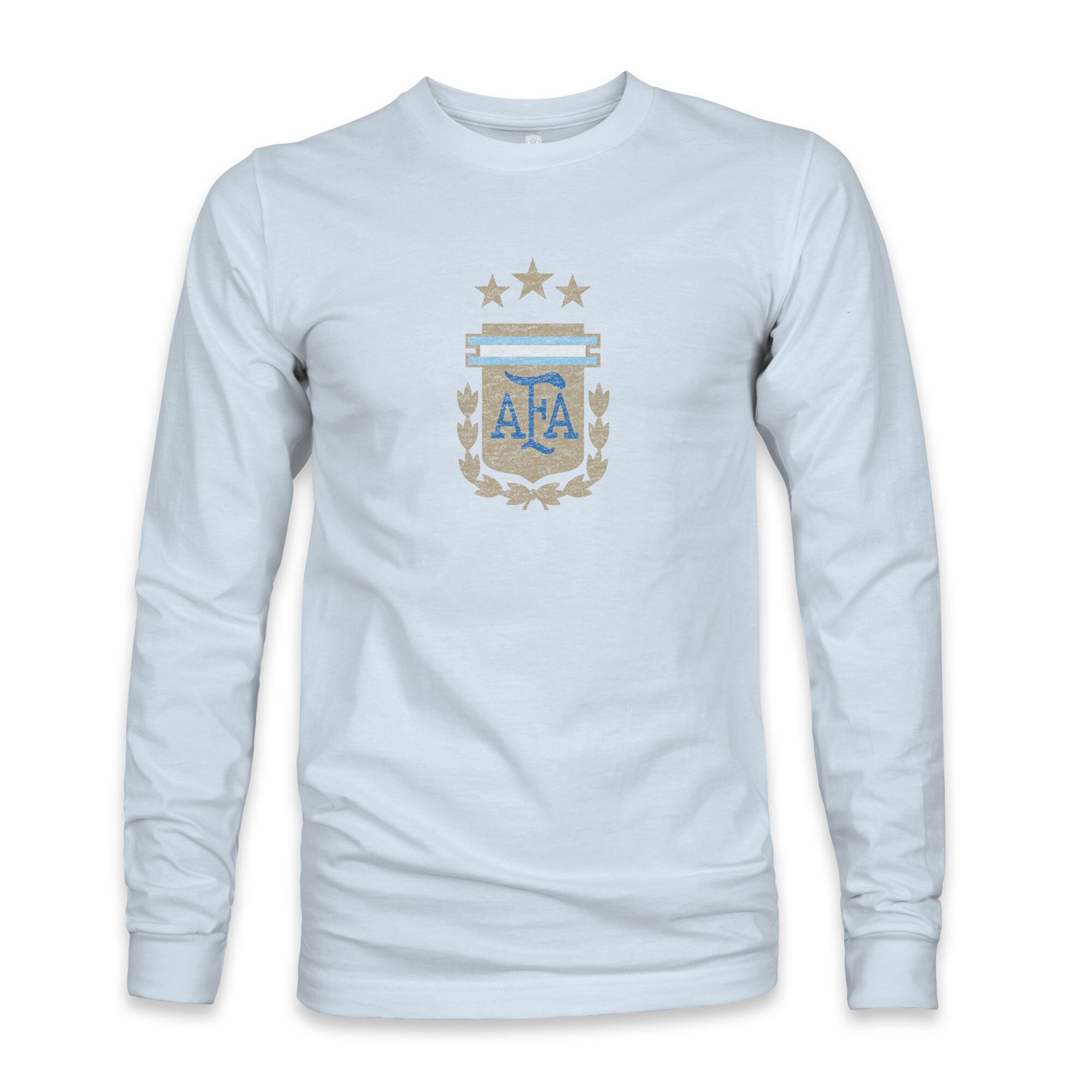Explore argentina national team 1863fc color badge long sleeve t-shirt – light blue – Germany Football Jerseys & T-Shirts Collection