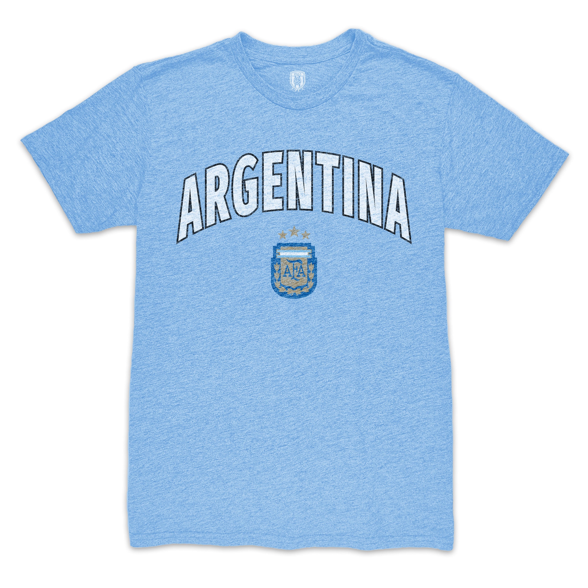 Explore argentina national team 1863fc retro wordmark tri-blend t-shirt – light blue – Germany Football Jerseys & T-Shirts Collection