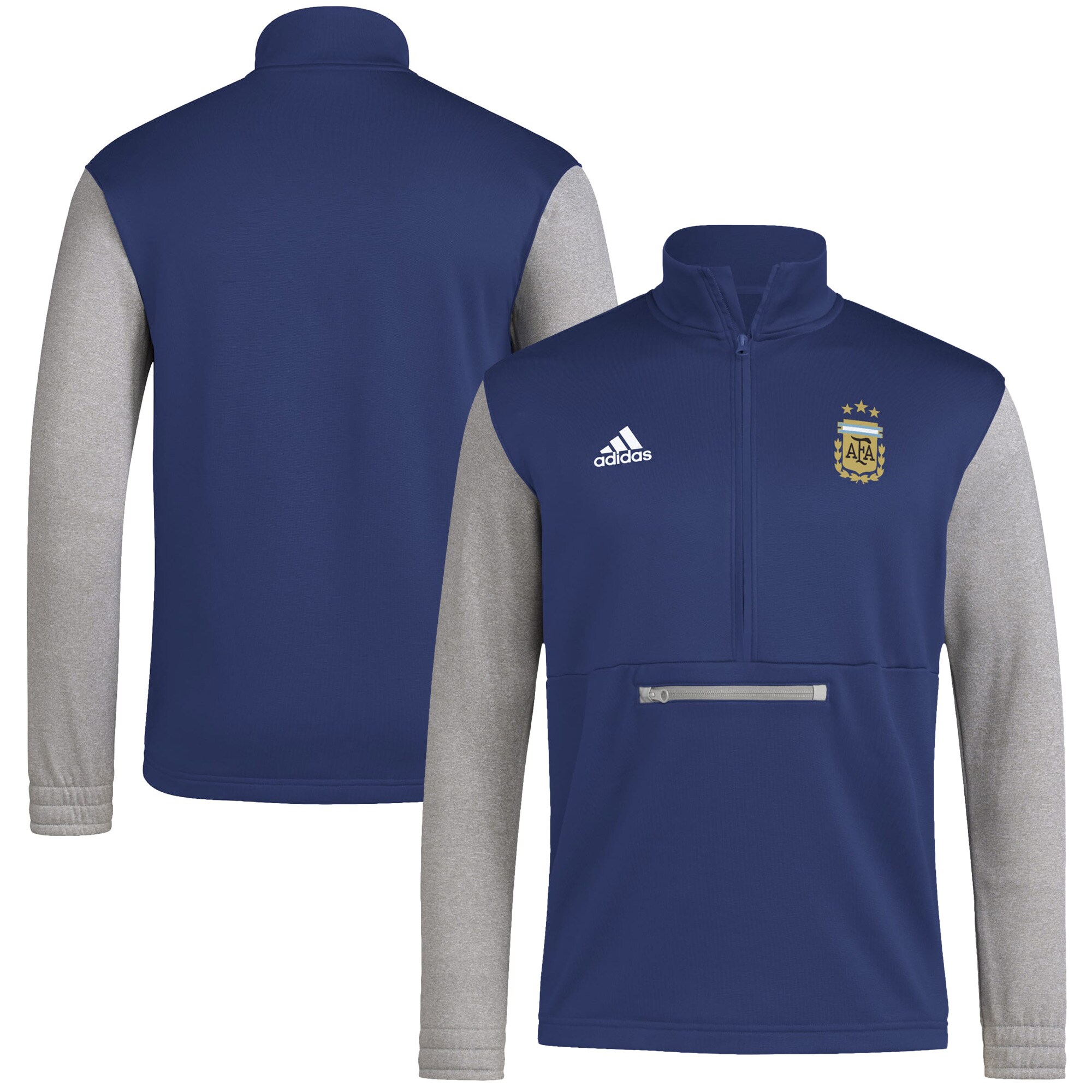 Explore argentina national team adidas crest long sleeve half-zip top – navy – Germany Football Jerseys & T-Shirts Collection