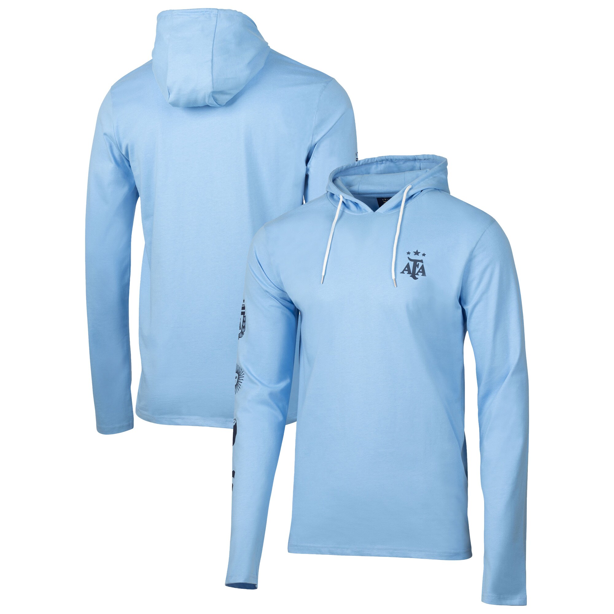 Explore argentina national team sport design sweden relaxed hooded long sleeve t-shirt – light blue – Germany Football Jerseys & T-Shirts Collection