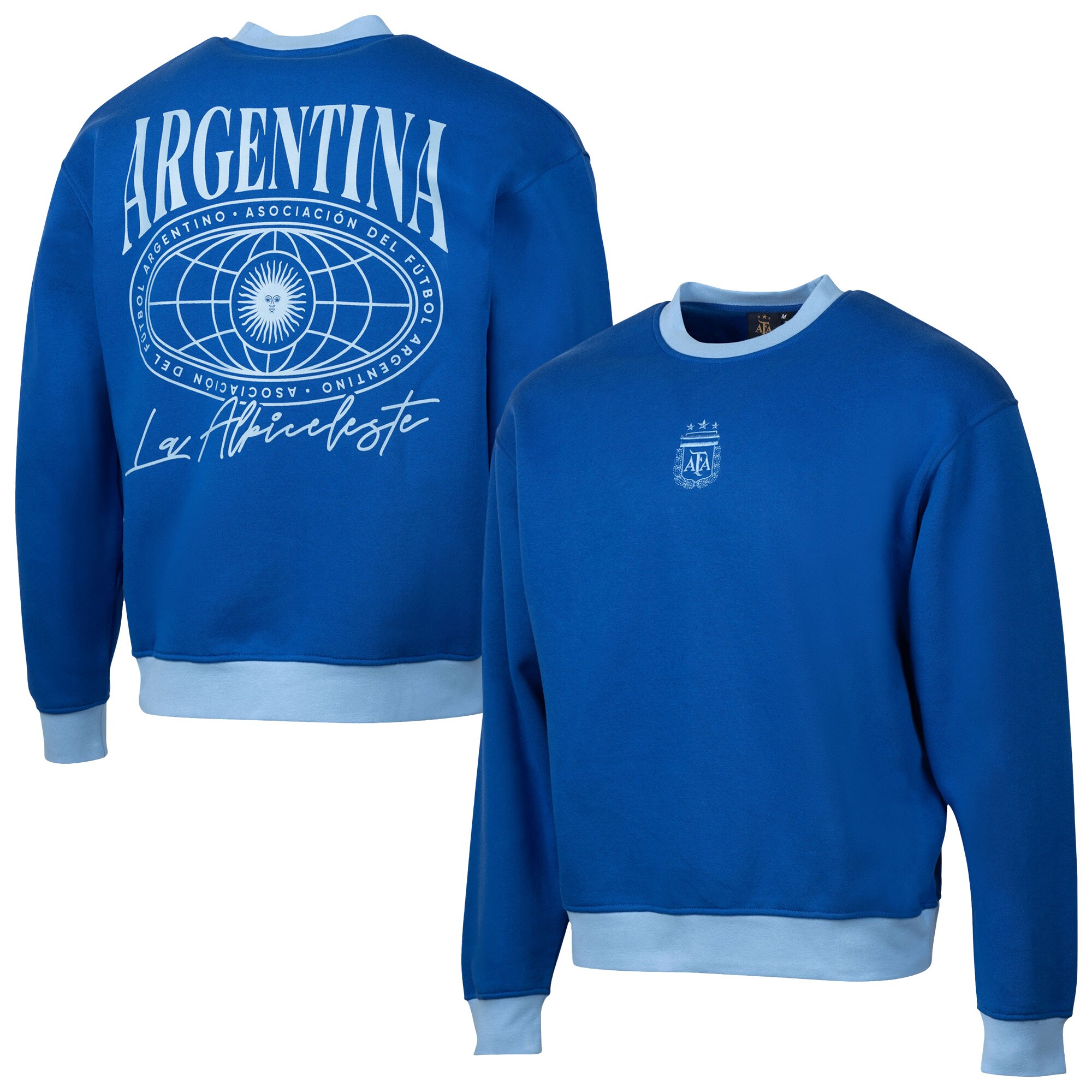 Explore argentina national team sport design sweden relaxed pullover sweatshirt – royal – Germany Football Jerseys & T-Shirts Collection