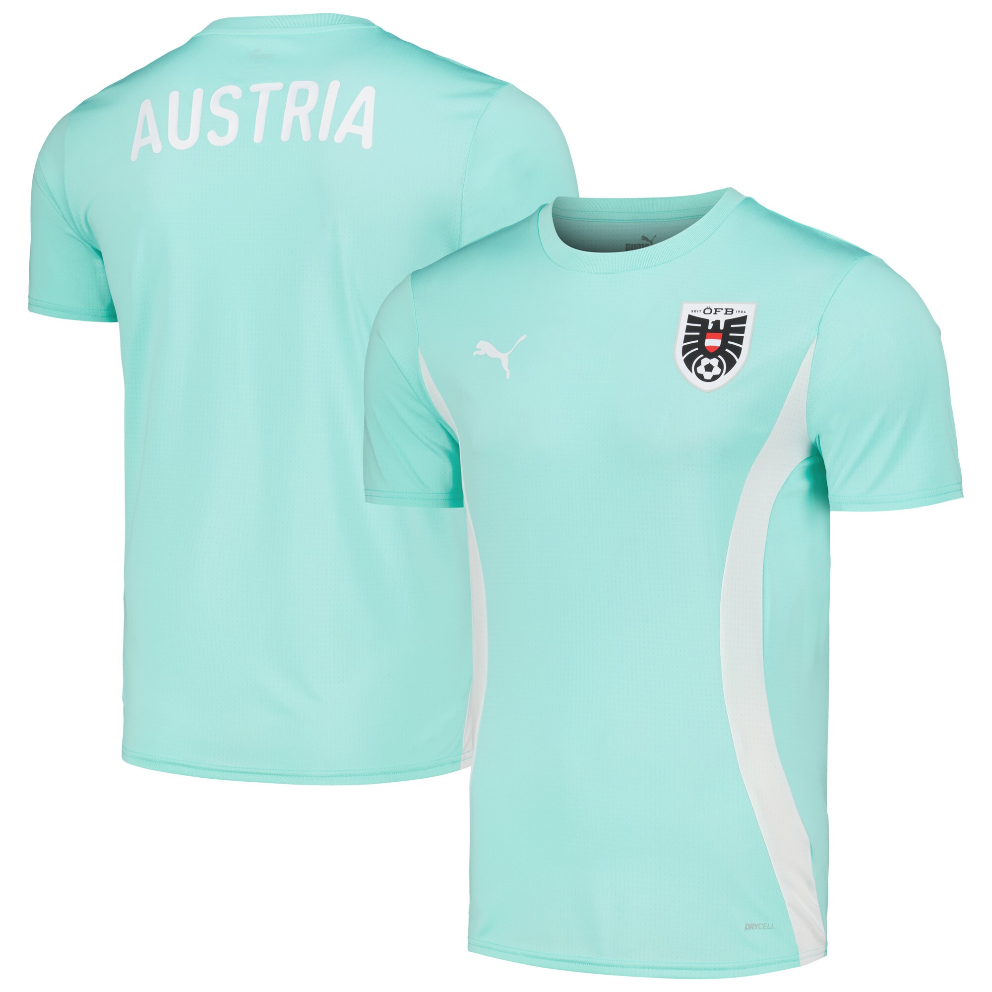 Explore austria national team puma 202324 pre-match jersey – mint – Germany Football Jerseys & T-Shirts Collection