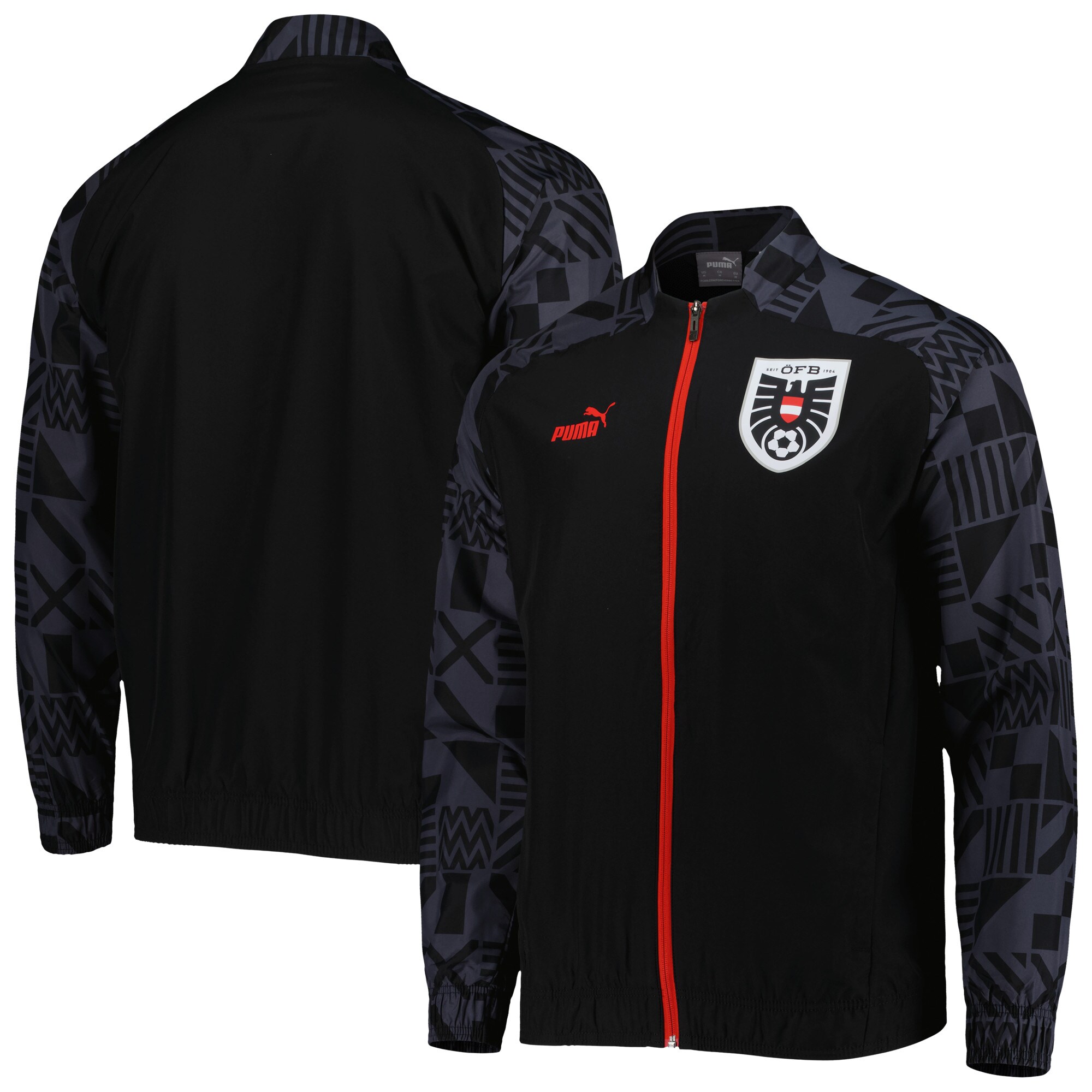 Explore austria national team puma pre-match raglan full-zip training jacket – black – Germany Football Jerseys & T-Shirts Collection