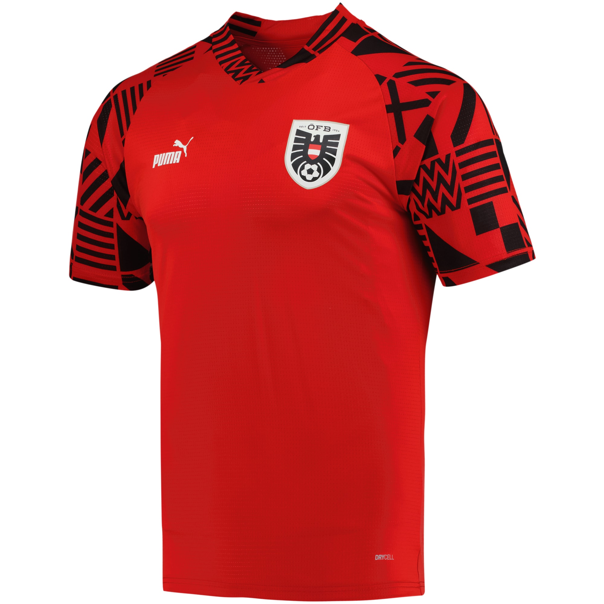 Explore austria national team puma pre-match v-neck top – red – Germany Football Jerseys & T-Shirts Collection