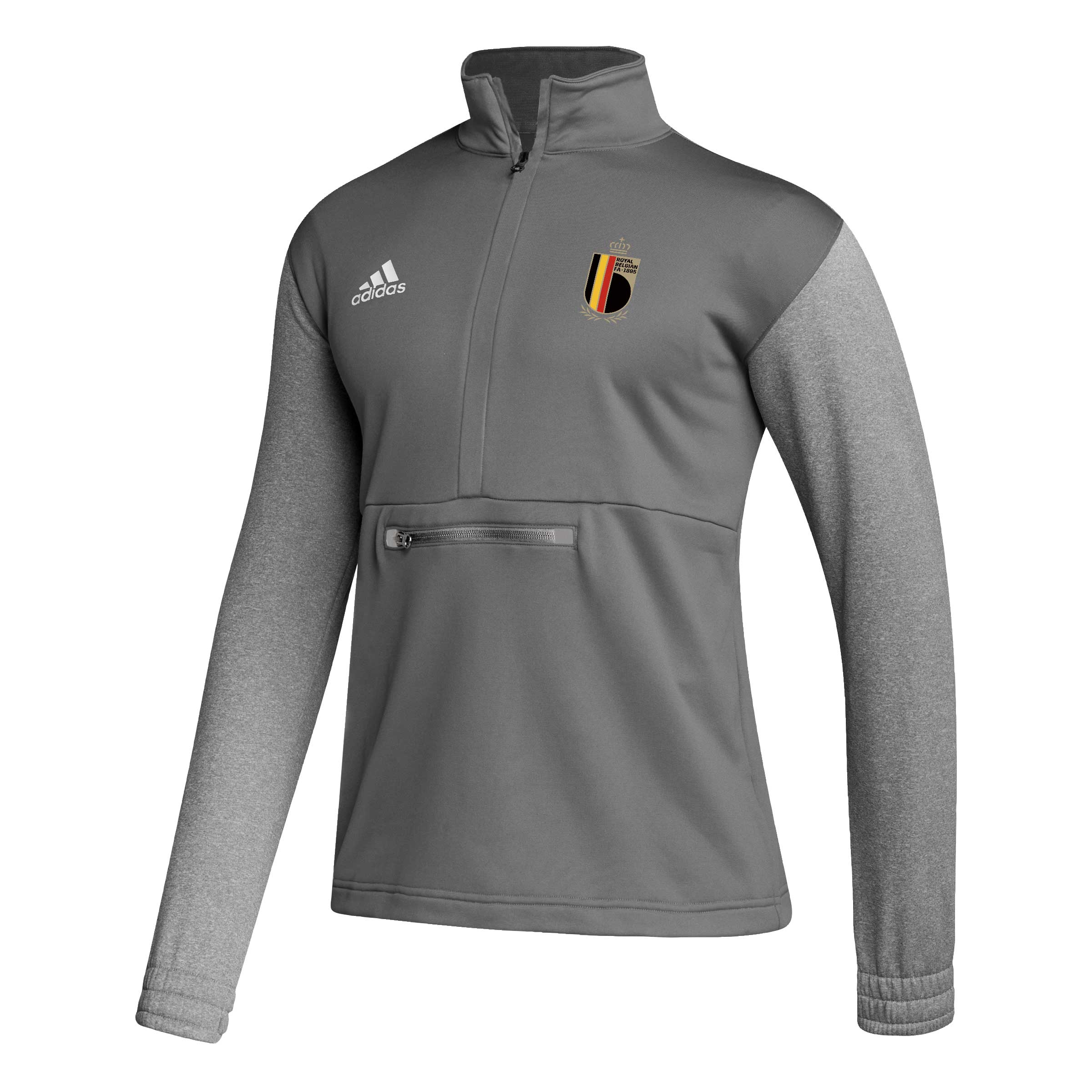 Explore belgium national team adidas crest long sleeve half-zip top – gray – Germany Football Jerseys & T-Shirts Collection