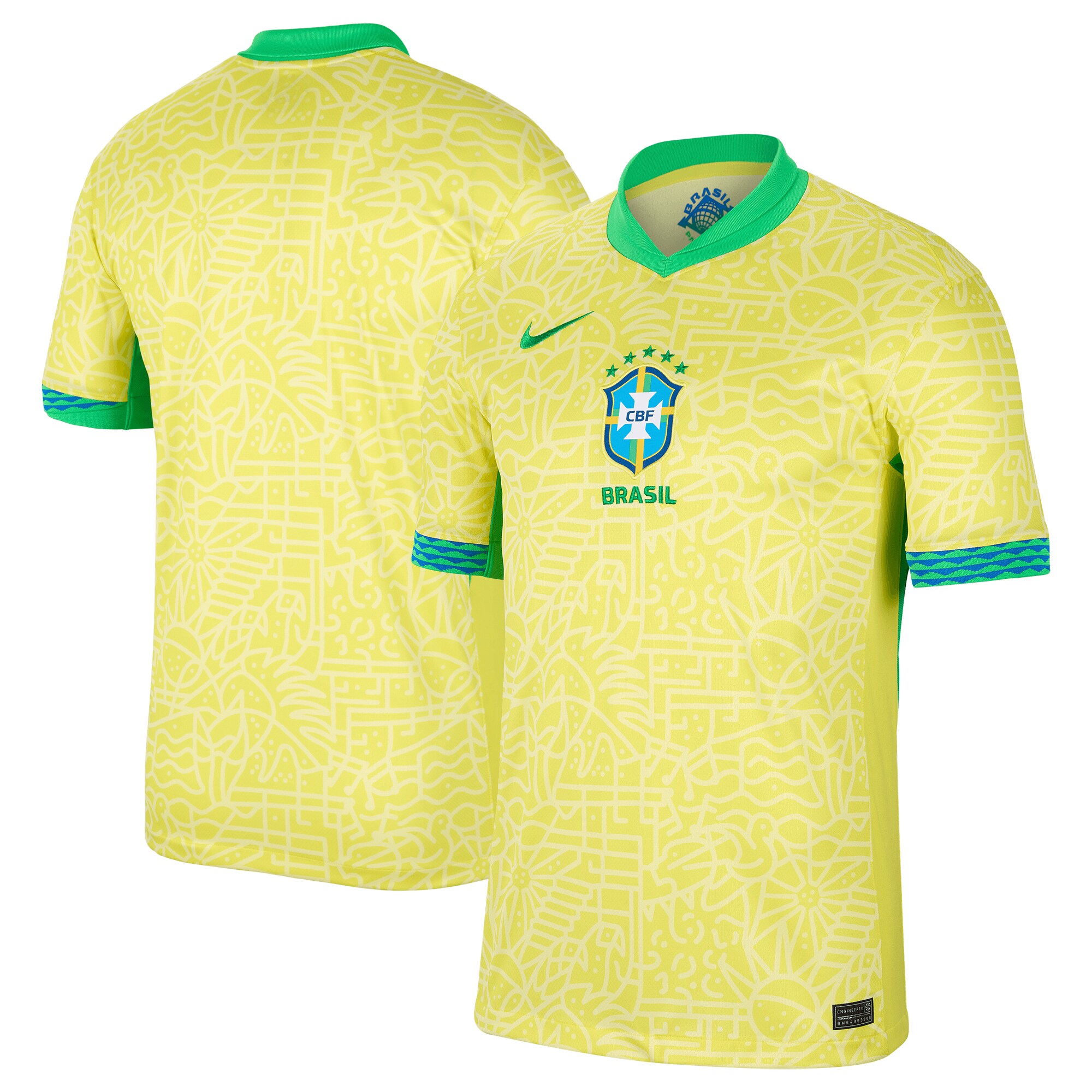 Explore brazil national team nike 2024 home stadium replica jersey – yellow – Germany Football Jerseys & T-Shirts Collection