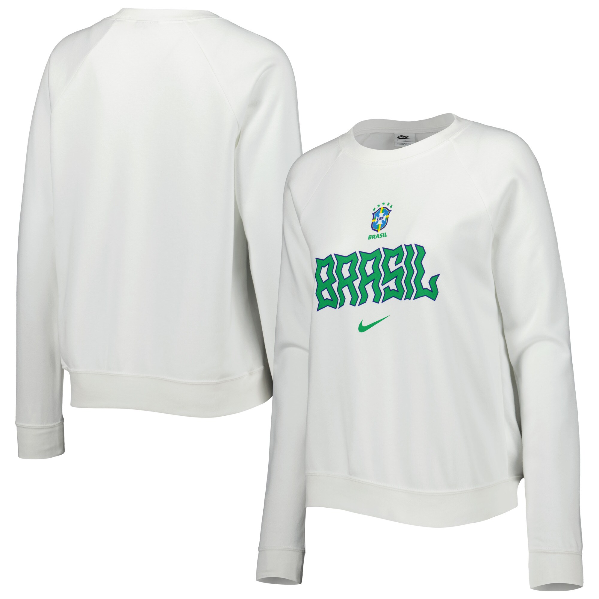Explore brazil national team nike women8217s lockup varsity tri-blend raglan pullover sweatshirt – white – Germany Football Jerseys & T-Shirts Collection