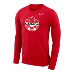 Explore canada soccer nike primary logo legend performance long sleeve t-shirt – red – Germany Football Jerseys & T-Shirts Collection