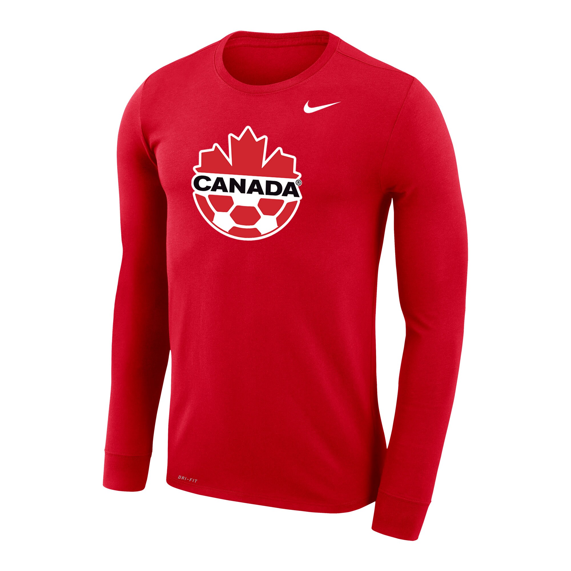 Explore canada soccer nike primary logo legend performance long sleeve t-shirt – red – Germany Football Jerseys & T-Shirts Collection