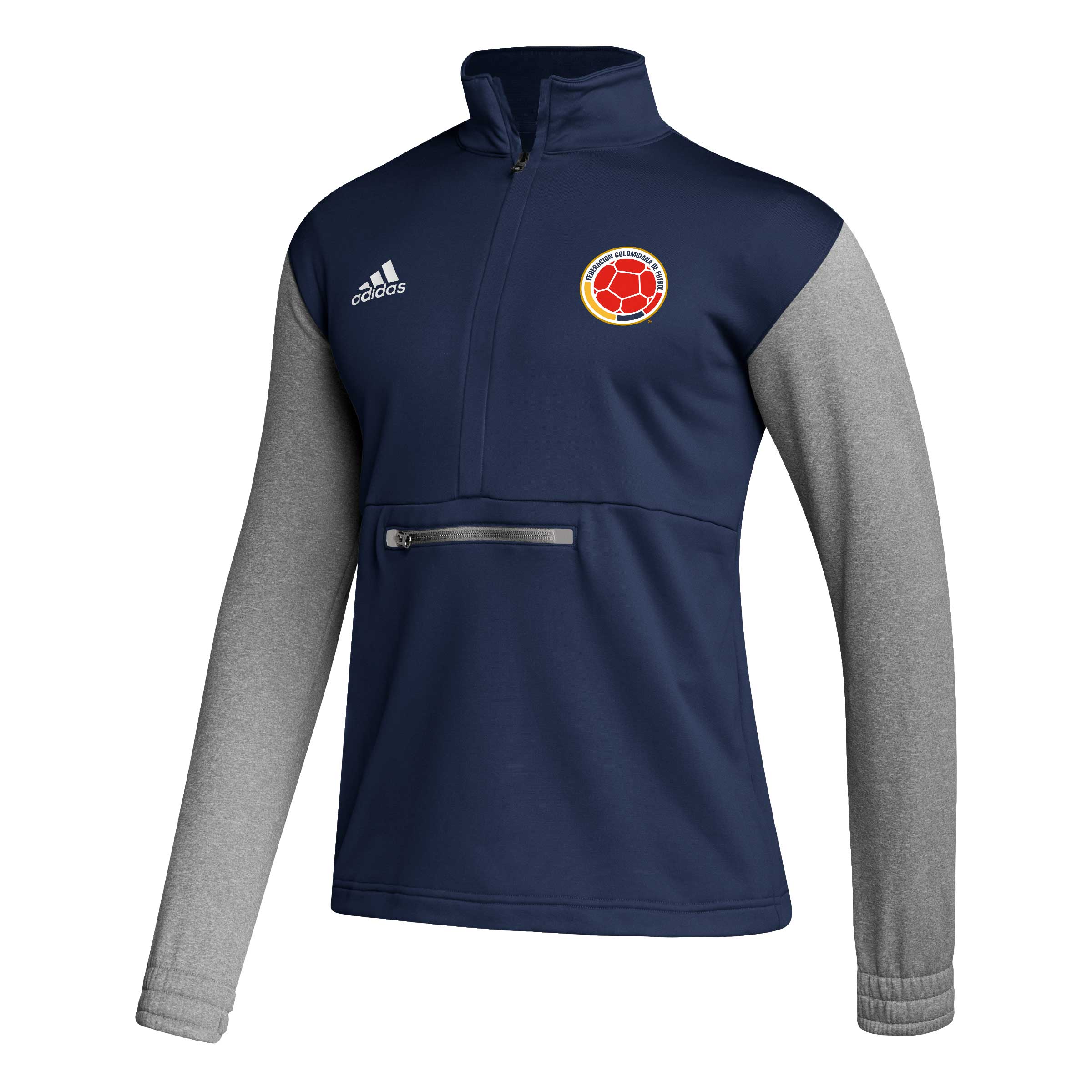 Explore colombia national team adidas crest long sleeve half-zip top – navy – Germany Football Jerseys & T-Shirts Collection