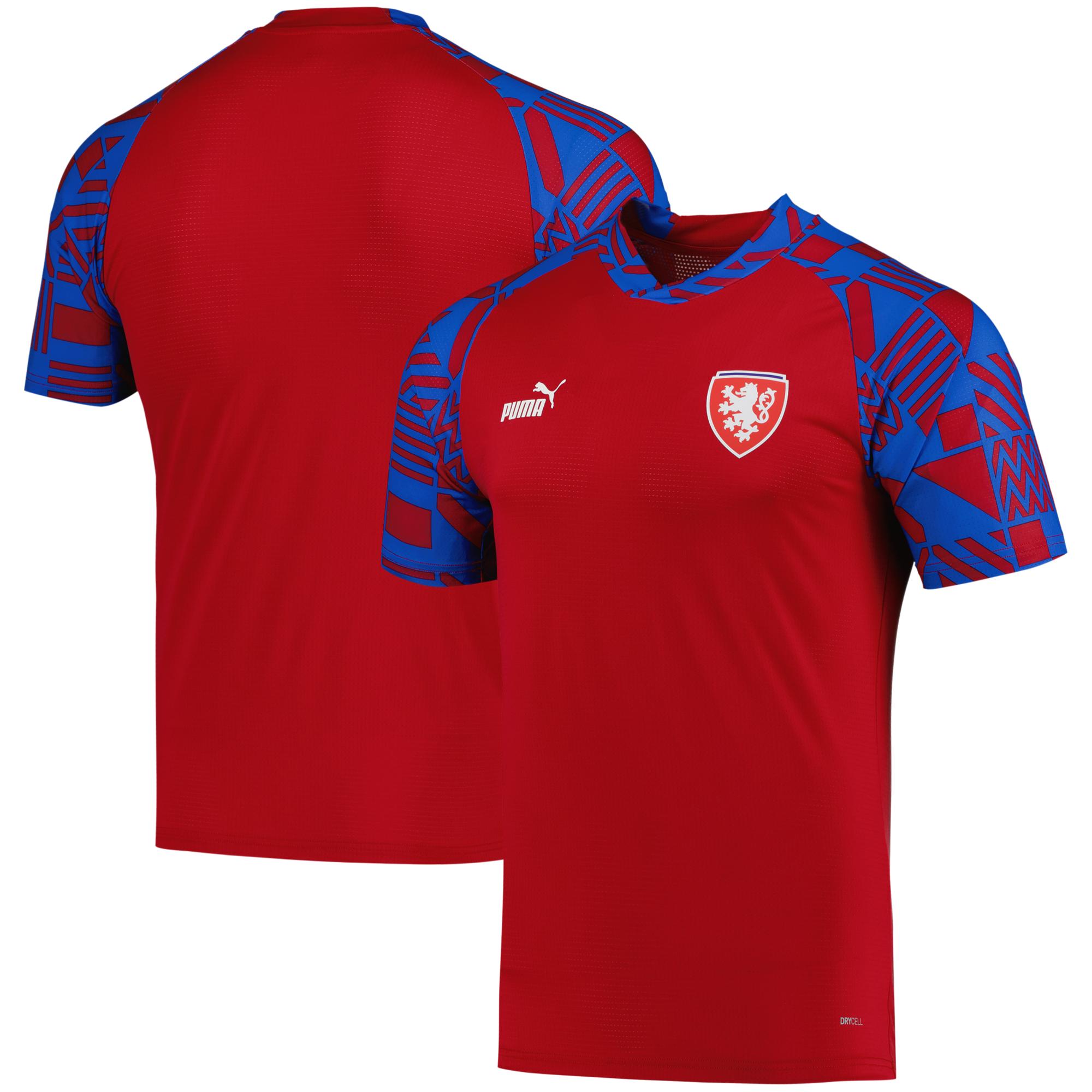 Explore czech republic national team puma pre-match v-neck top – red – Germany Football Jerseys & T-Shirts Collection