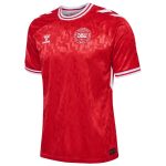 Explore denmark national team 2024 home replica jersey – red – Germany Football Jerseys & T-Shirts Collection