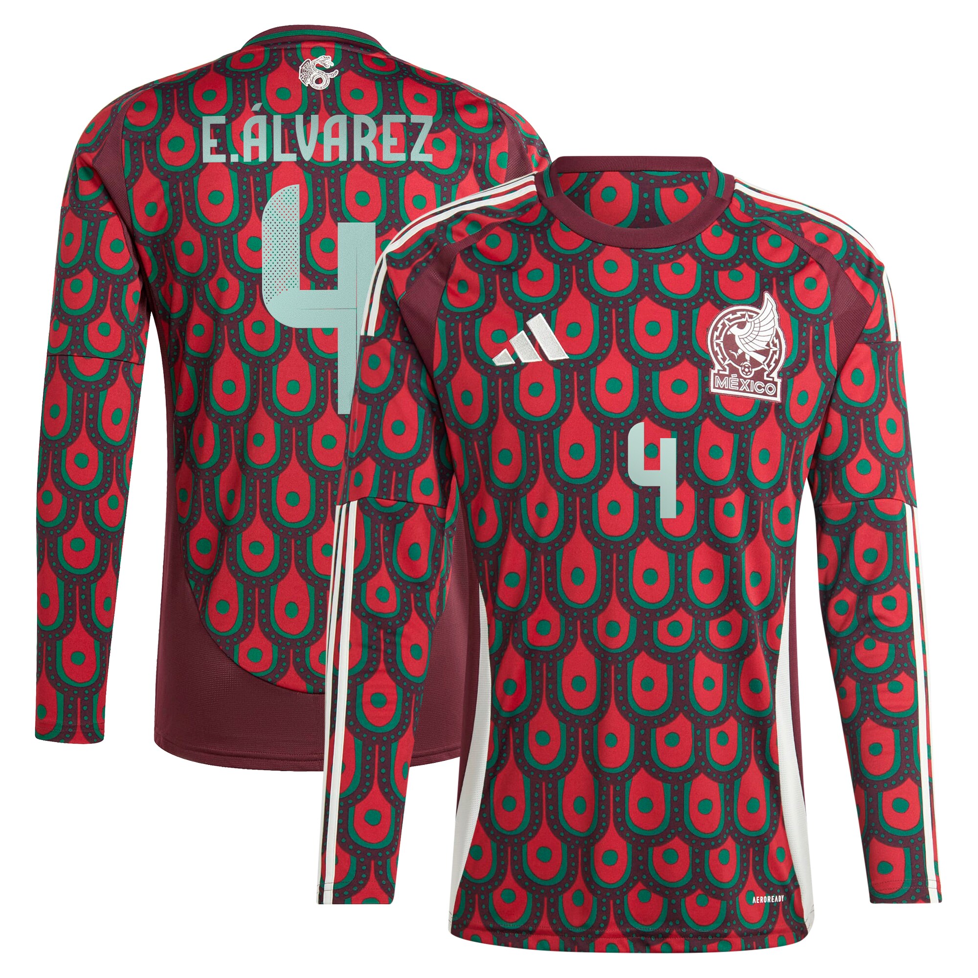 Explore edson alvarez mexico national team adidas 2024 home replica player long sleeve jersey – burgundy – Germany Football Jerseys & T-Shirts Collection
