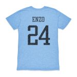 Explore enzo fernández argentina national team 1863fc player vintage tri-blend t-shirt – light blue – Germany Football Jerseys & T-Shirts Collection