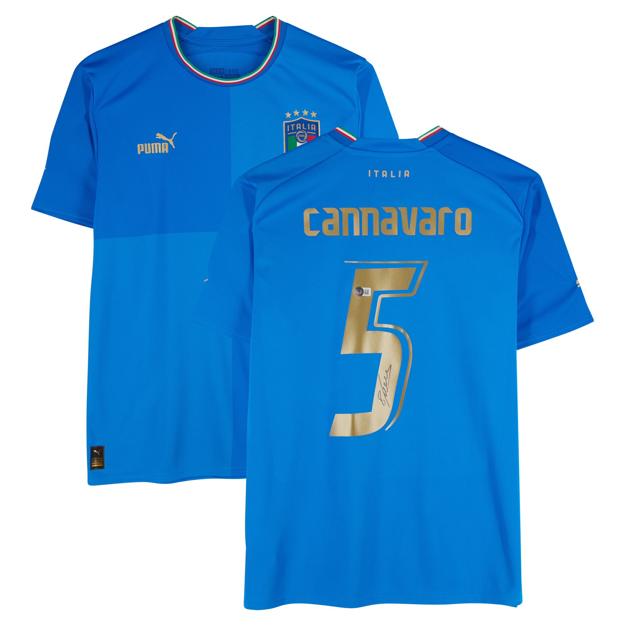 Explore fabio cannavaro italy national team autographed fanatics authentic 2022-23 blue home puma jersey – bas – Germany Football Jerseys & T-Shirts Collection