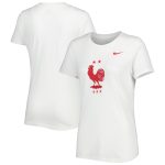 Explore france national team nike women8217s club crest t-shirt – white – Germany Football Jerseys & T-Shirts Collection