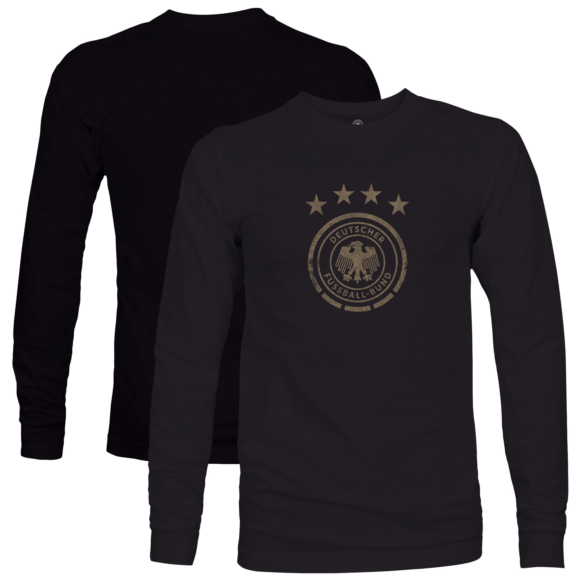 Explore germany national team 1863fc mono badge long sleeve t-shirt – black – Germany Football Jerseys & T-Shirts Collection
