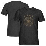 Explore germany national team 1863fc mono badge vintage tri-blend t-shirt – heather black – Germany Football Jerseys & T-Shirts Collection