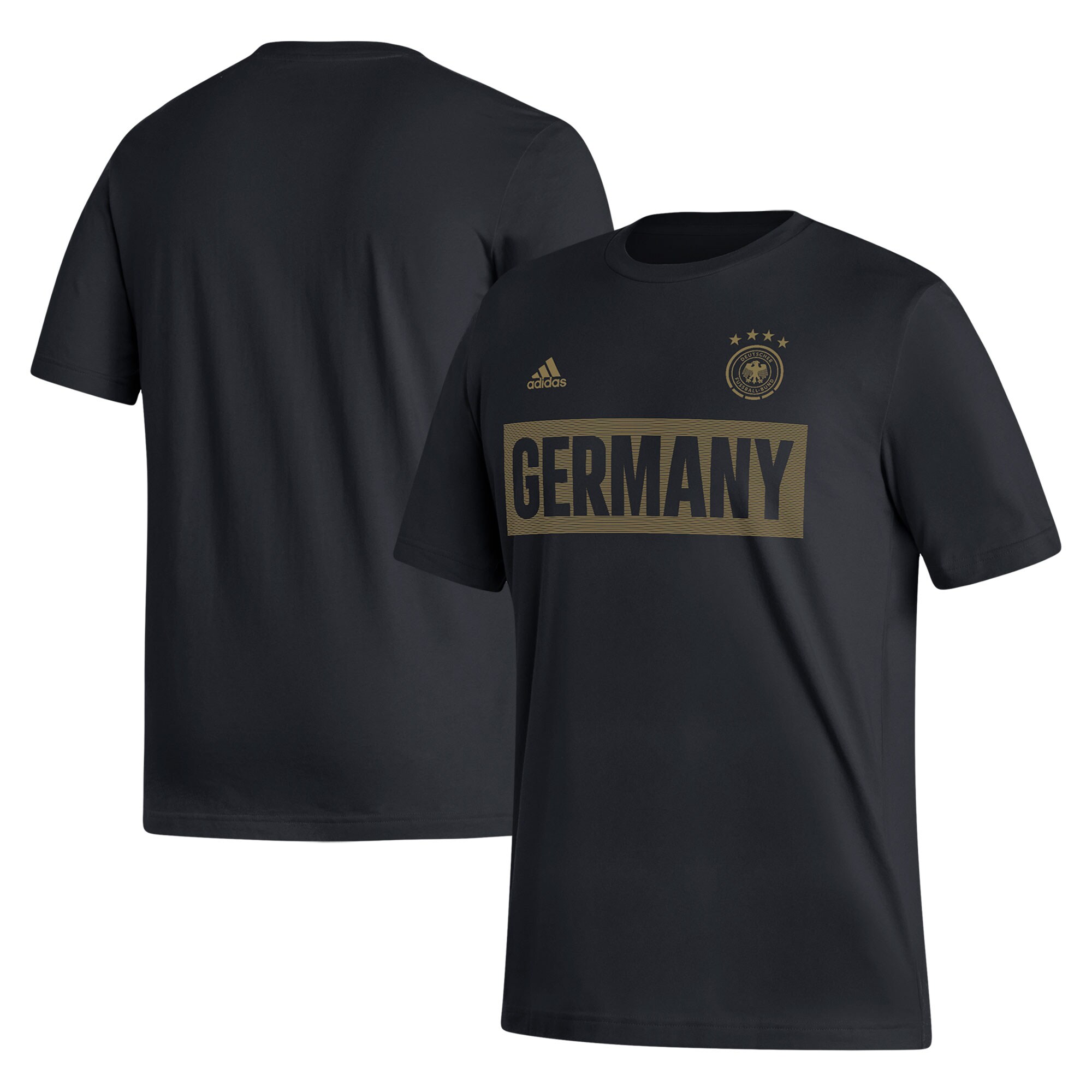 Explore germany national team adidas culture bar t-shirt – black – Germany Football Jerseys & T-Shirts Collection