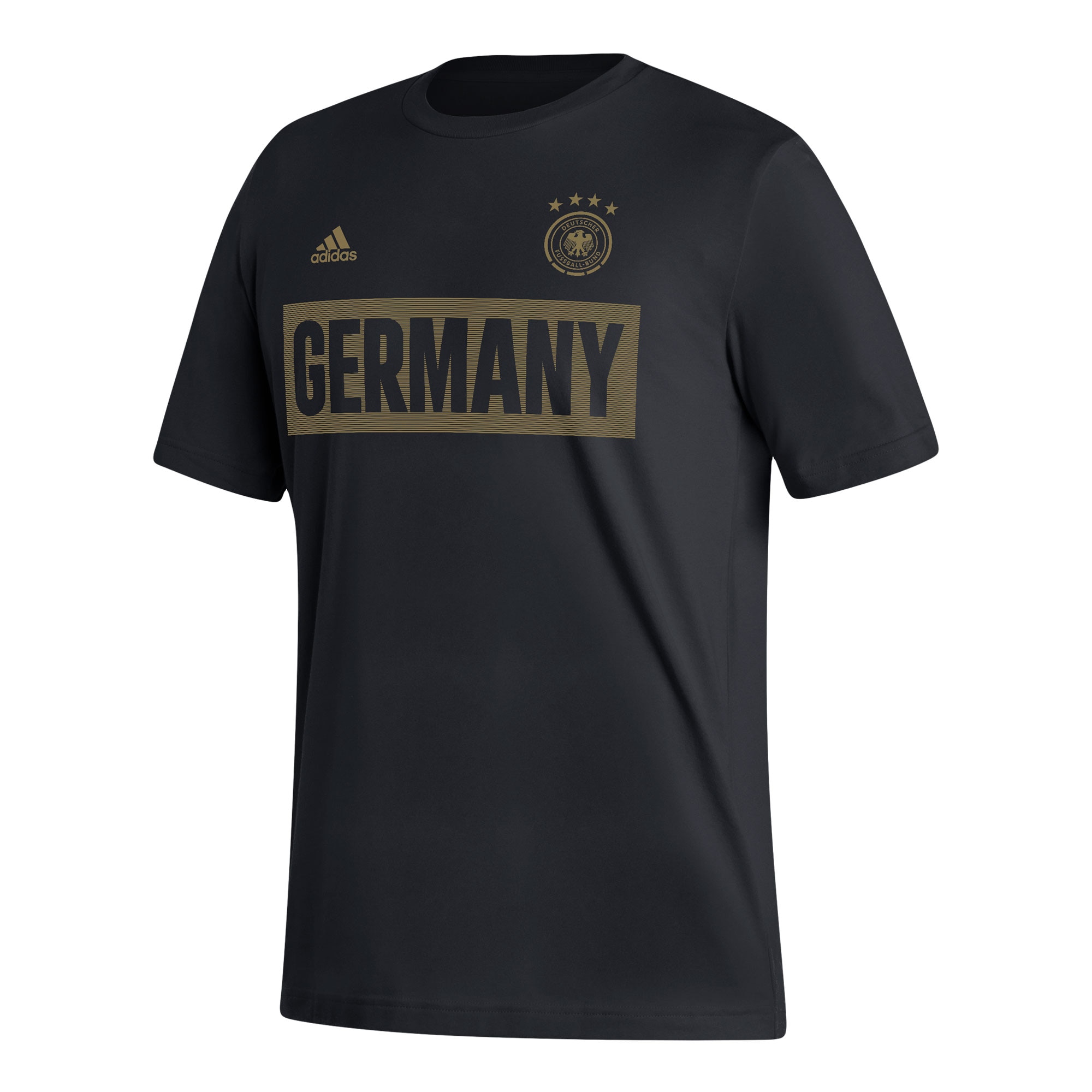 Explore germany national team adidas culture bar t-shirt – black – Germany Football Jerseys & T-Shirts Collection