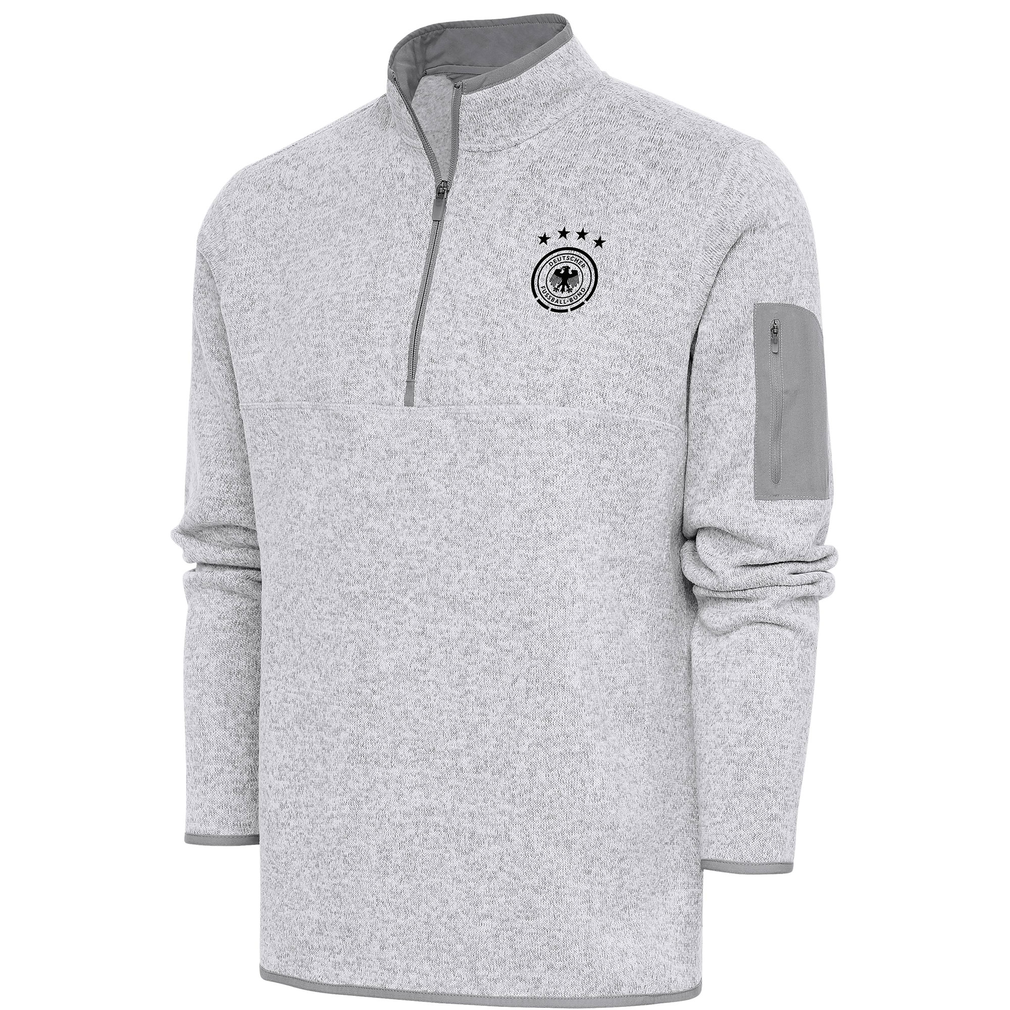 Explore germany national team elevate quarter-zip pullover – heather gray – Germany Football Jerseys & T-Shirts Collection