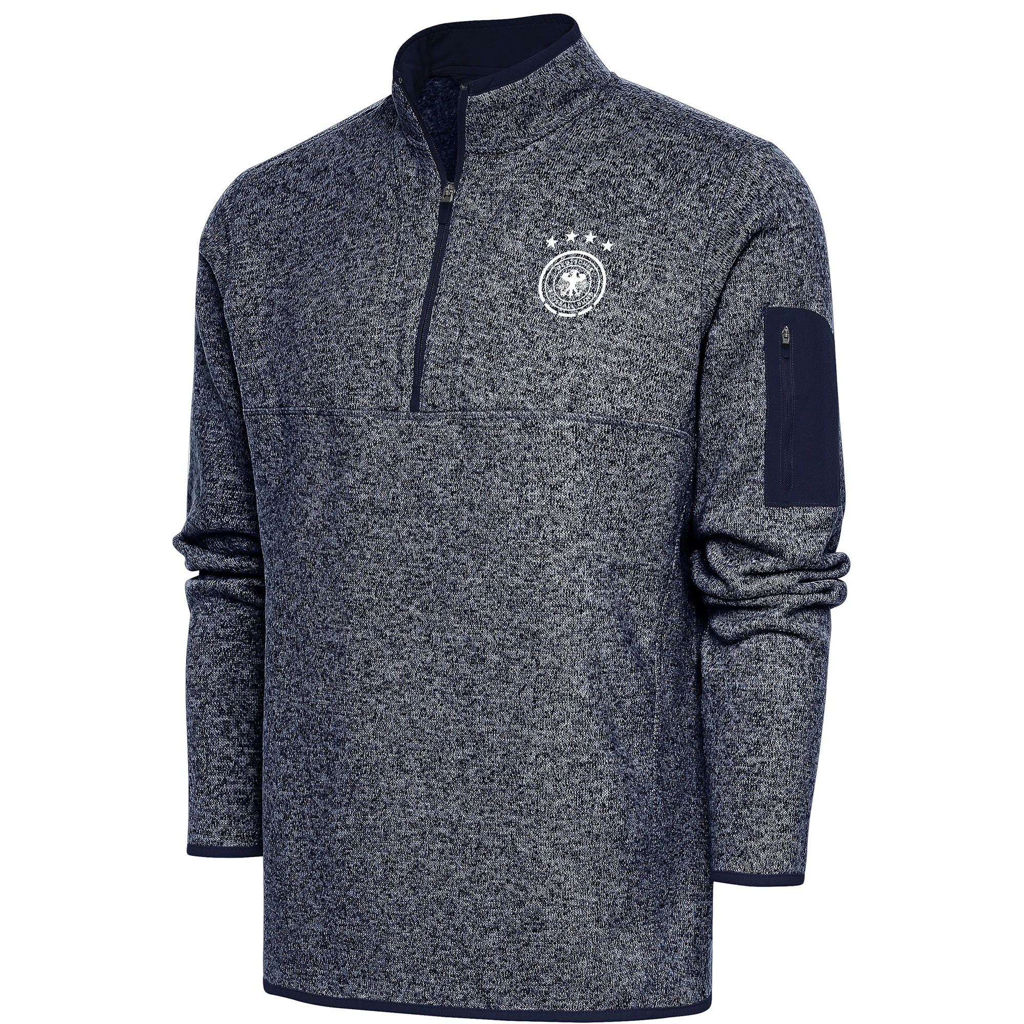 Explore germany national team elevate quarter-zip pullover – heather navy – Germany Football Jerseys & T-Shirts Collection