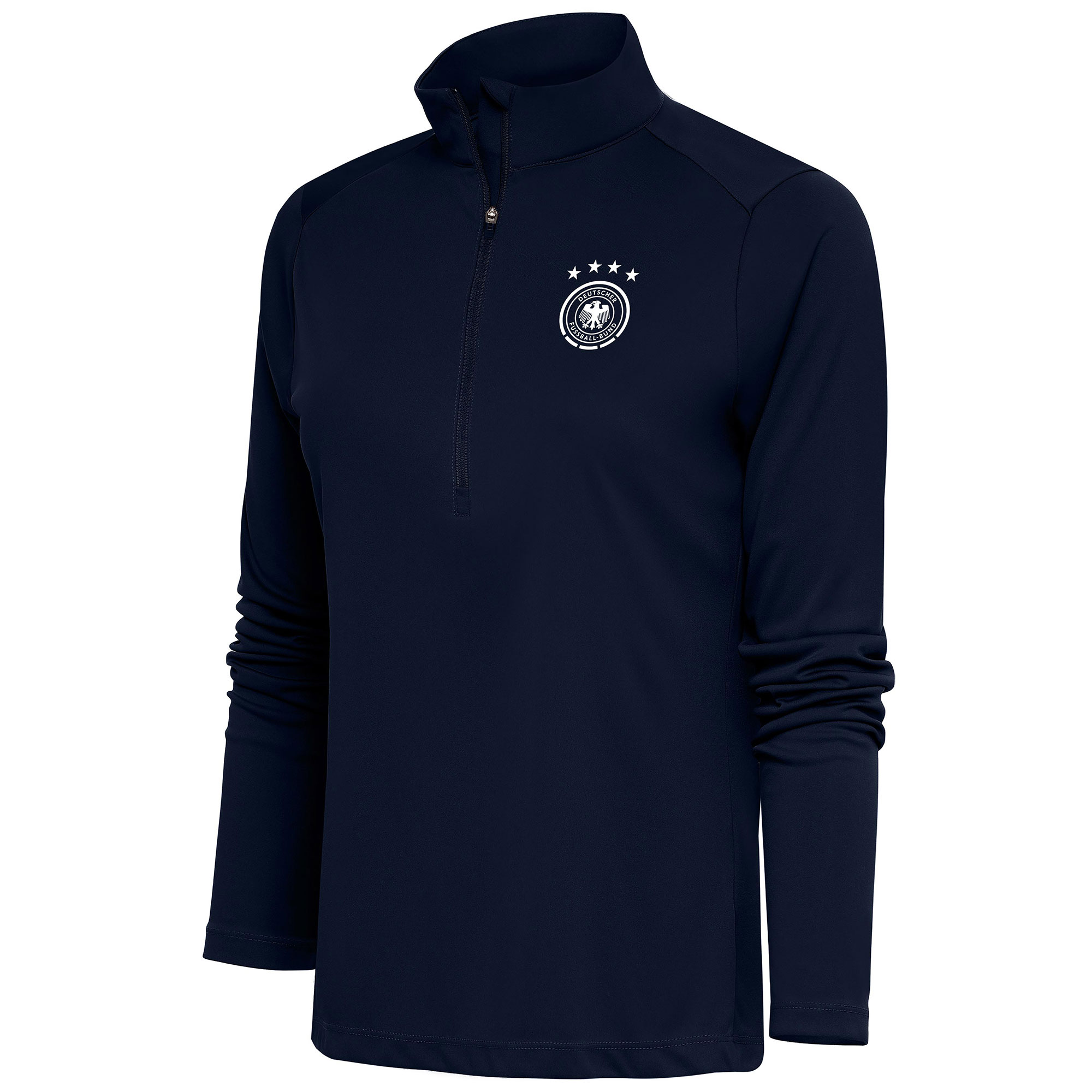 Explore germany national team women8217s statement half-zip pullover – navy – Germany Football Jerseys & T-Shirts Collection