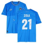 Explore gianfranco zola italy national team autographed fanatics authentic 2022-23 blue home puma jersey – bas – Germany Football Jerseys & T-Shirts Collection