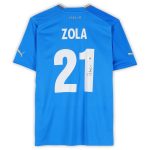 Explore gianfranco zola italy national team autographed fanatics authentic 2022-23 blue home puma jersey – bas – Germany Football Jerseys & T-Shirts Collection