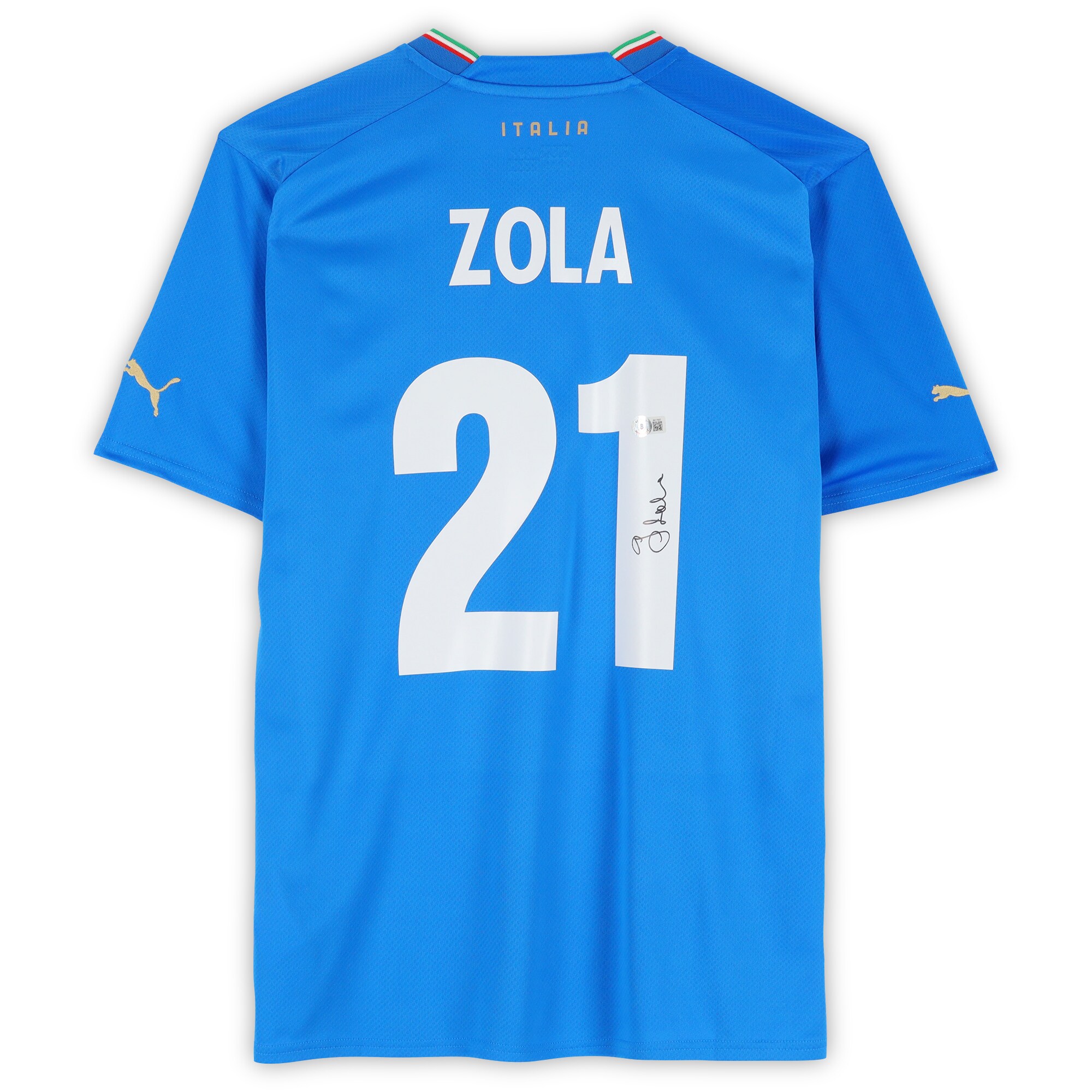 Explore gianfranco zola italy national team autographed fanatics authentic 2022-23 blue home puma jersey – bas – Germany Football Jerseys & T-Shirts Collection