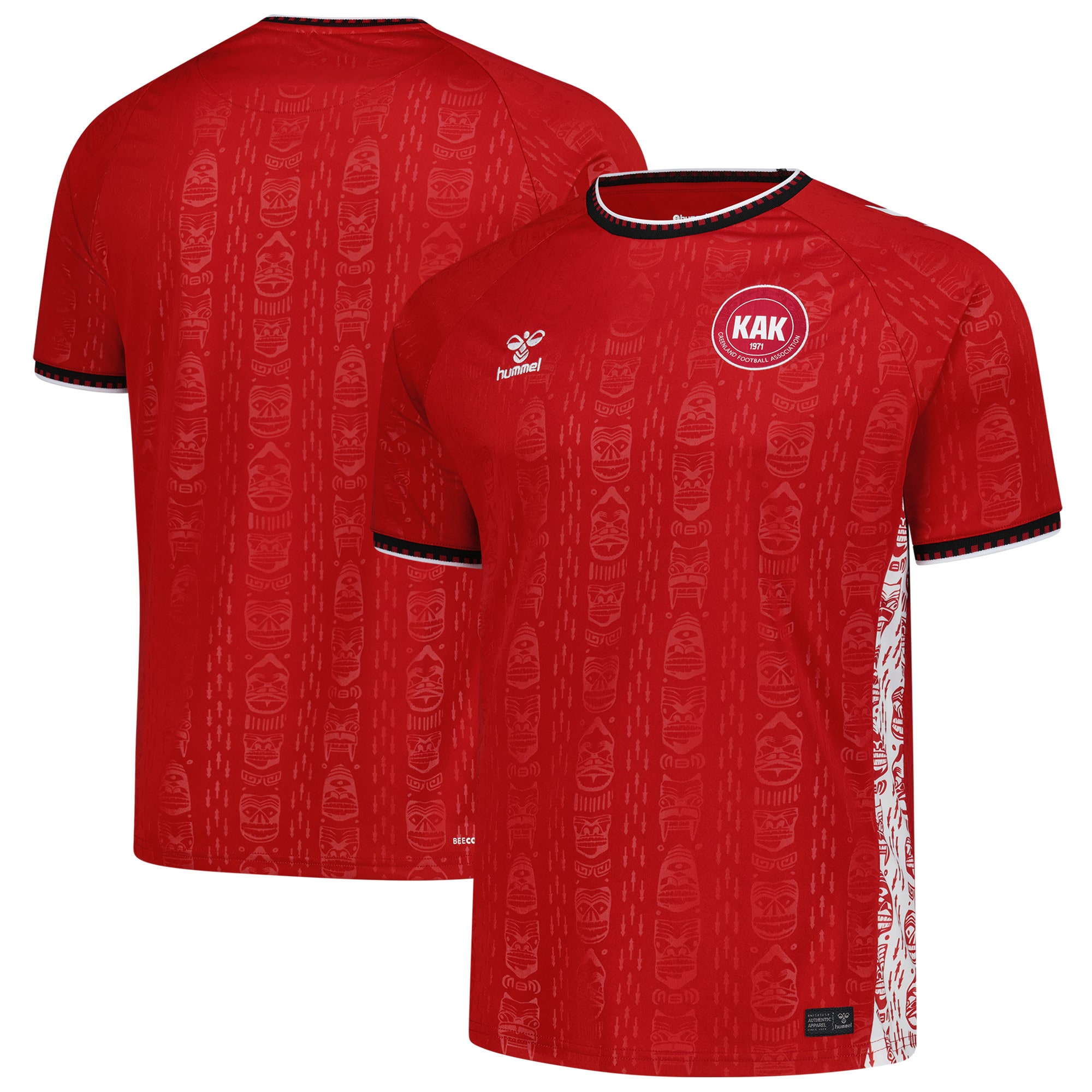 Explore greenland national team hummel 2025 home replica jersey – red – Germany Football Jerseys & T-Shirts Collection