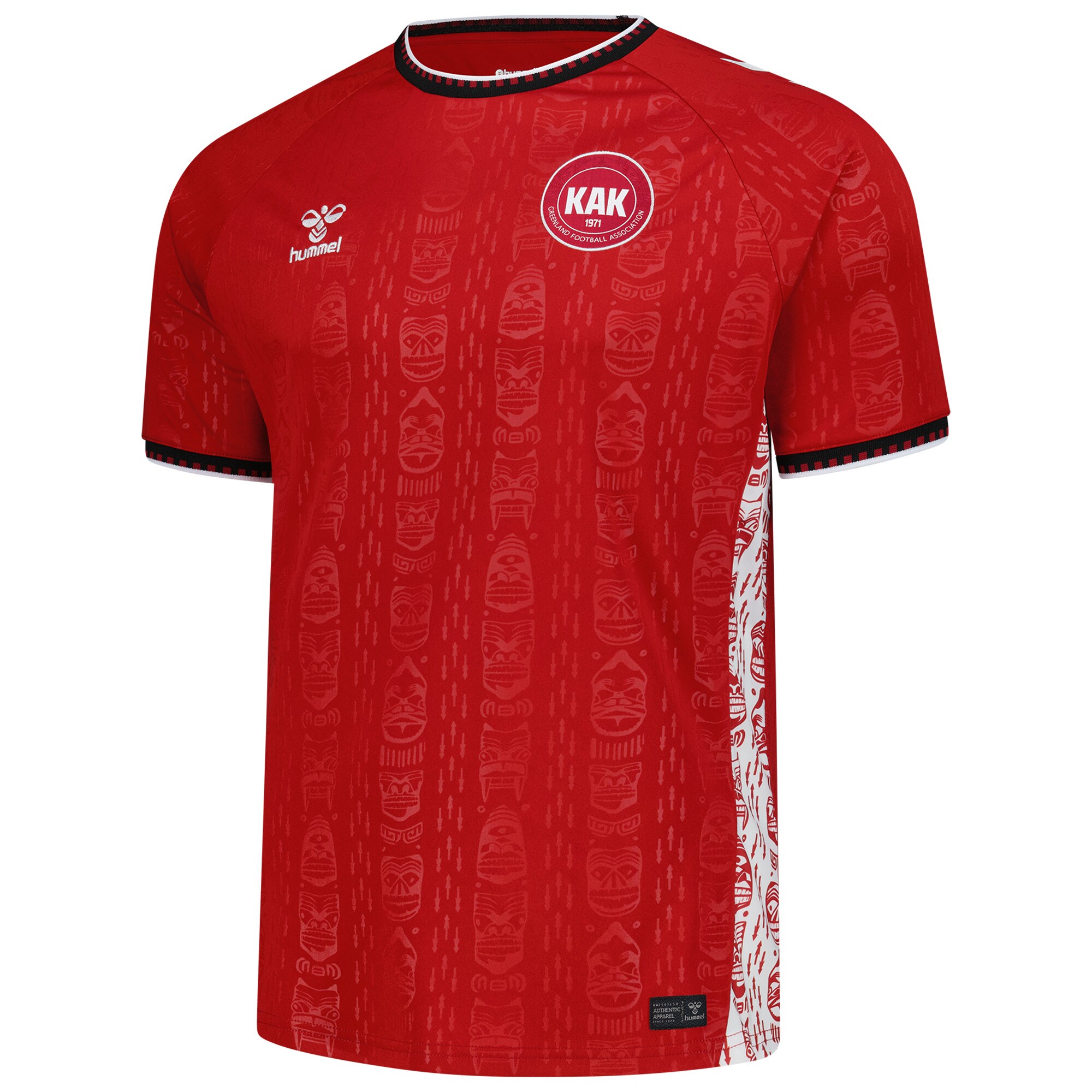 Explore greenland national team hummel 2025 home replica jersey – red – Germany Football Jerseys & T-Shirts Collection