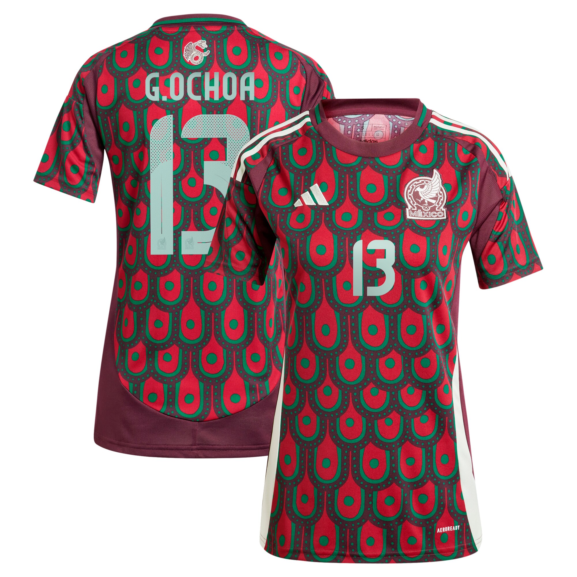 Explore guillermo ochoa mexico national team adidas women8217s 2024 home replica player jersey – burgundy – Germany Football Jerseys & T-Shirts Collection