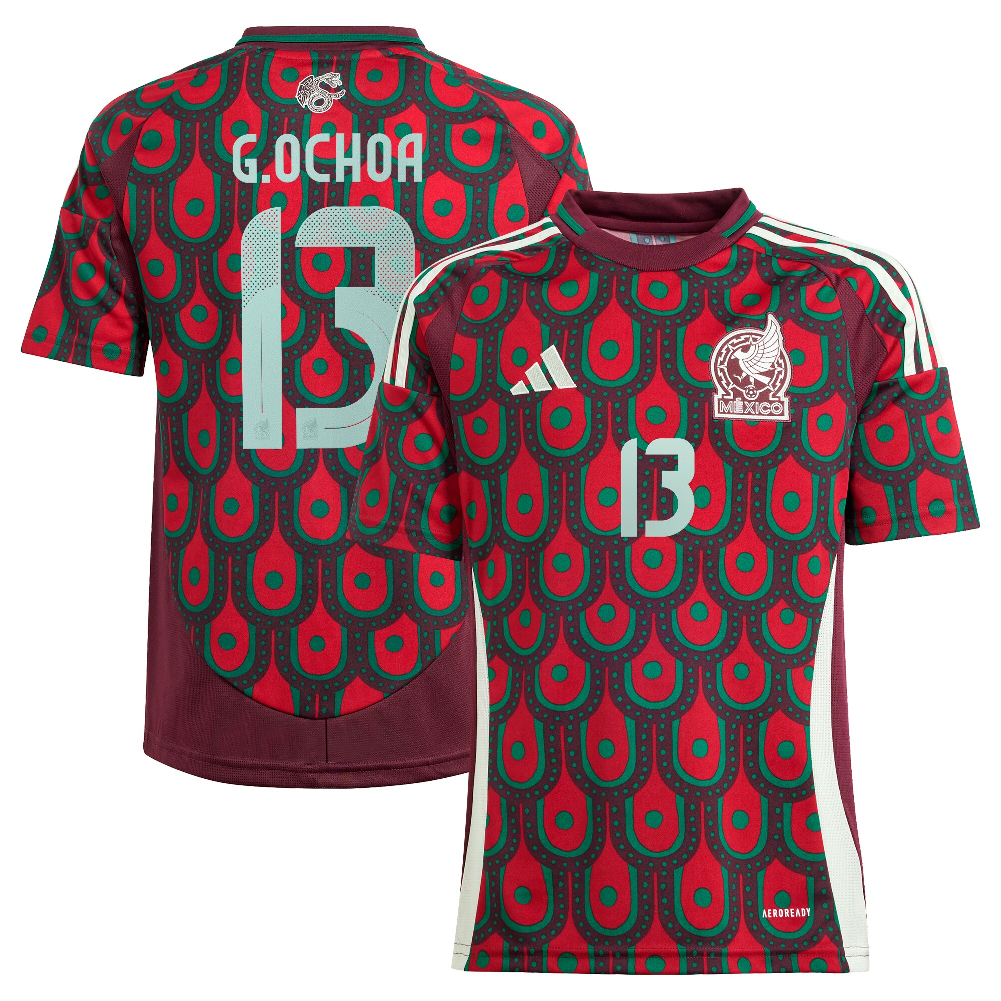 Explore guillermo ochoa mexico national team adidas youth 2024 home replica player jersey – burgundy – Germany Football Jerseys & T-Shirts Collection