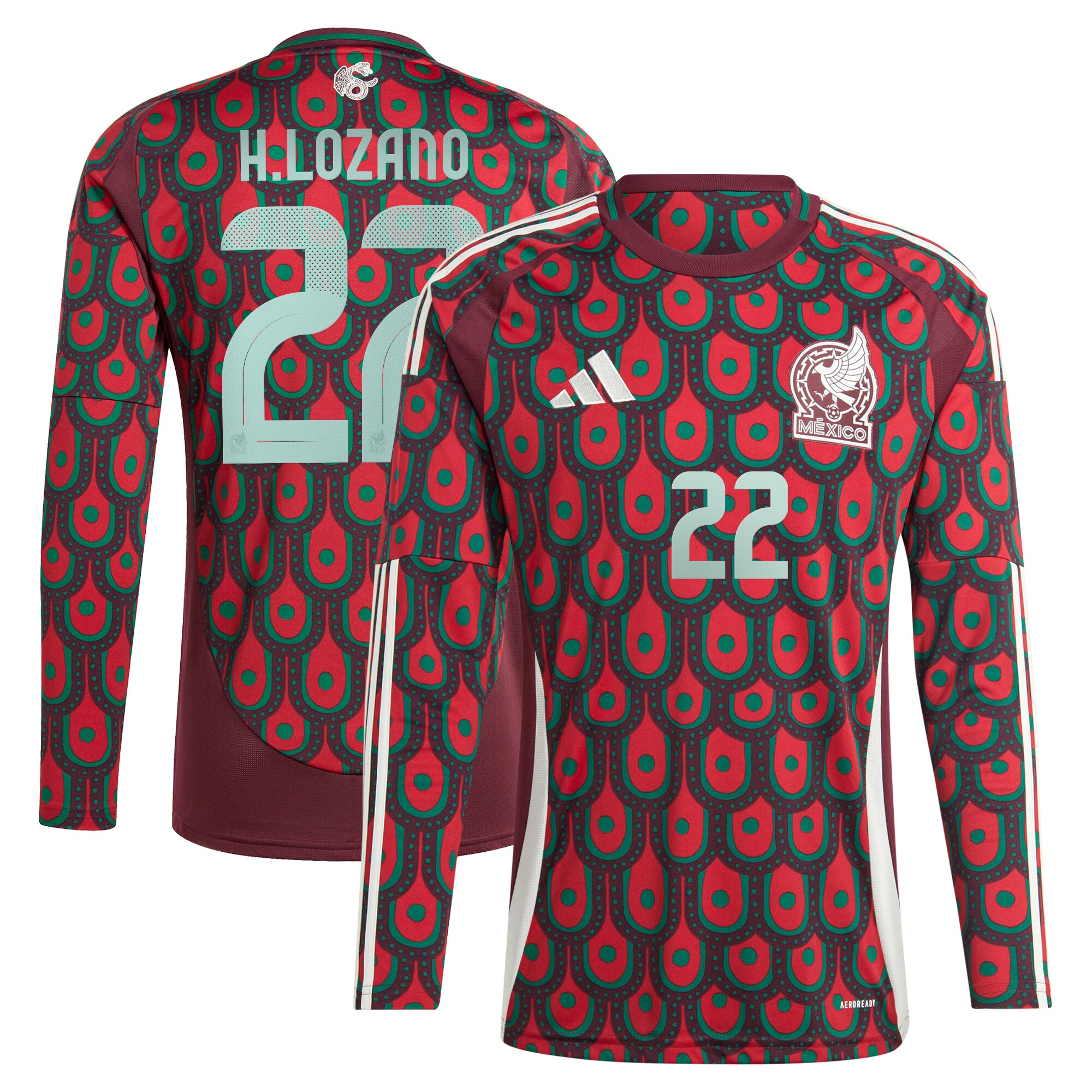 Explore hirving lozano mexico national team adidas 2024 home replica player long sleeve jersey – burgundy – Germany Football Jerseys & T-Shirts Collection