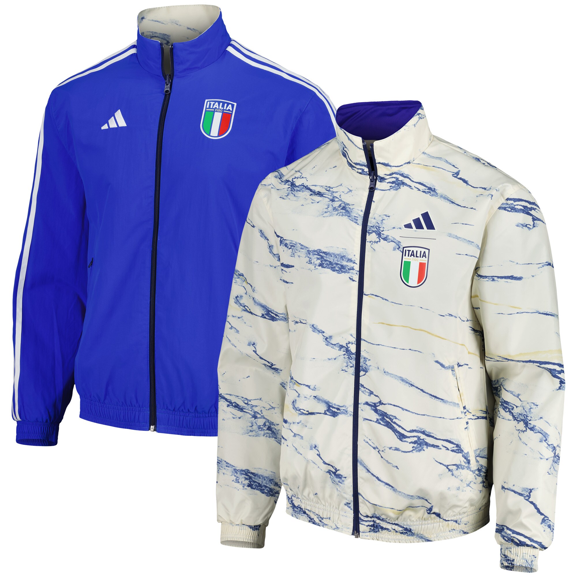 Explore italy national team adidas team logo anthem reversible full-zip jacket – white – Germany Football Jerseys & T-Shirts Collection