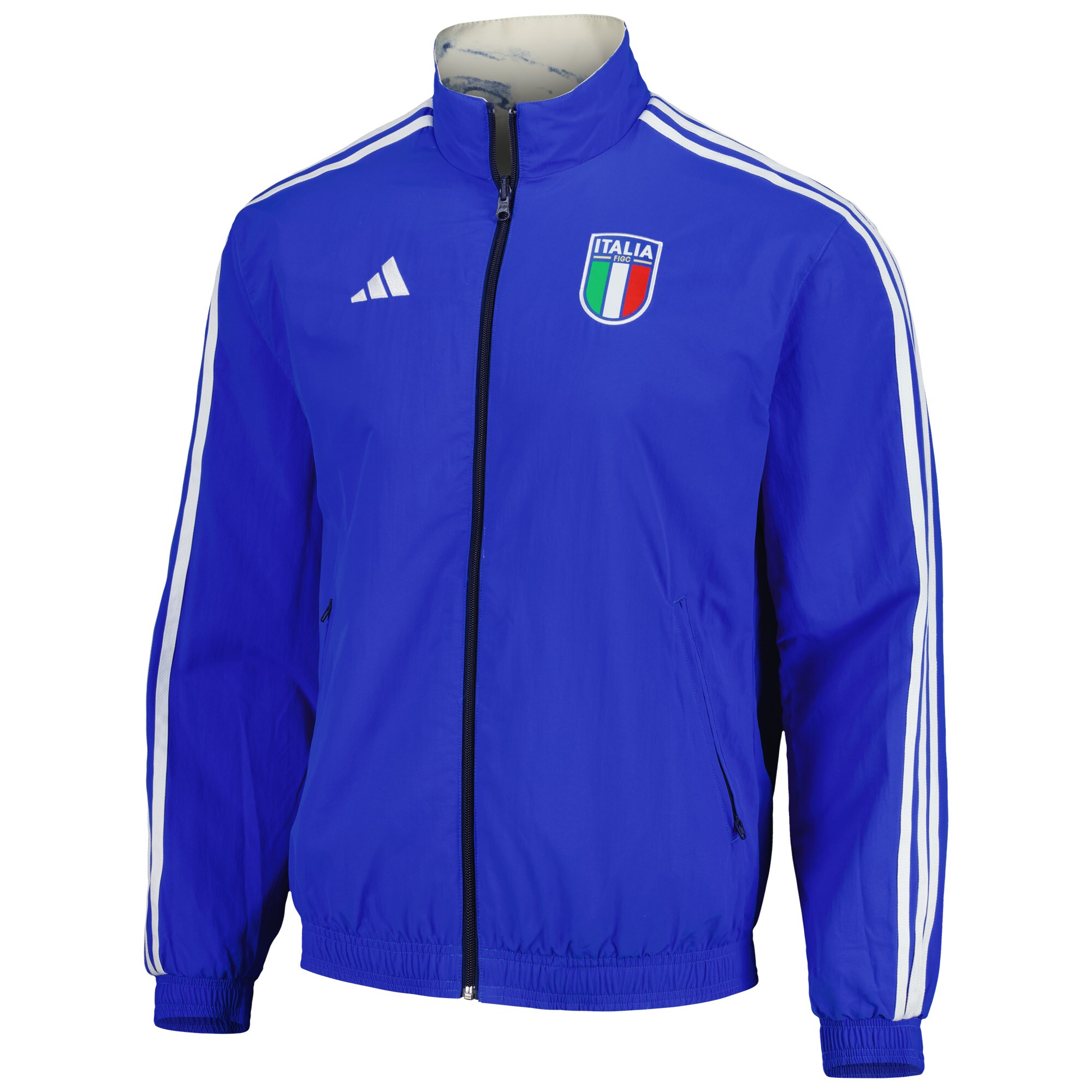 Explore italy national team adidas team logo anthem reversible full-zip jacket – white – Germany Football Jerseys & T-Shirts Collection
