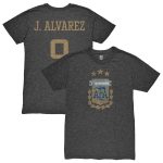Explore julián Álvarez argentina national team 1863fc player retro tri-blend t-shirt – heather black – Germany Football Jerseys & T-Shirts Collection