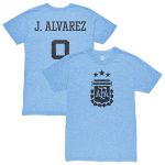 Explore julián Álvarez argentina national team 1863fc player retro tri-blend t-shirt – light blue – Germany Football Jerseys & T-Shirts Collection