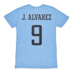 Explore julián Álvarez argentina national team 1863fc player retro tri-blend t-shirt – light blue – Germany Football Jerseys & T-Shirts Collection