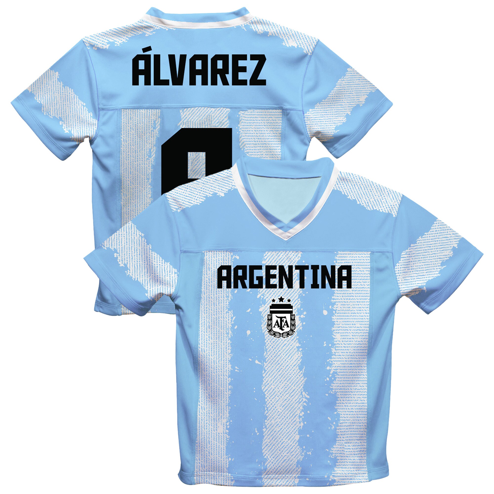Explore julián Álvarez argentina national team vive la fete football jersey – light blue – Germany Football Jerseys & T-Shirts Collection