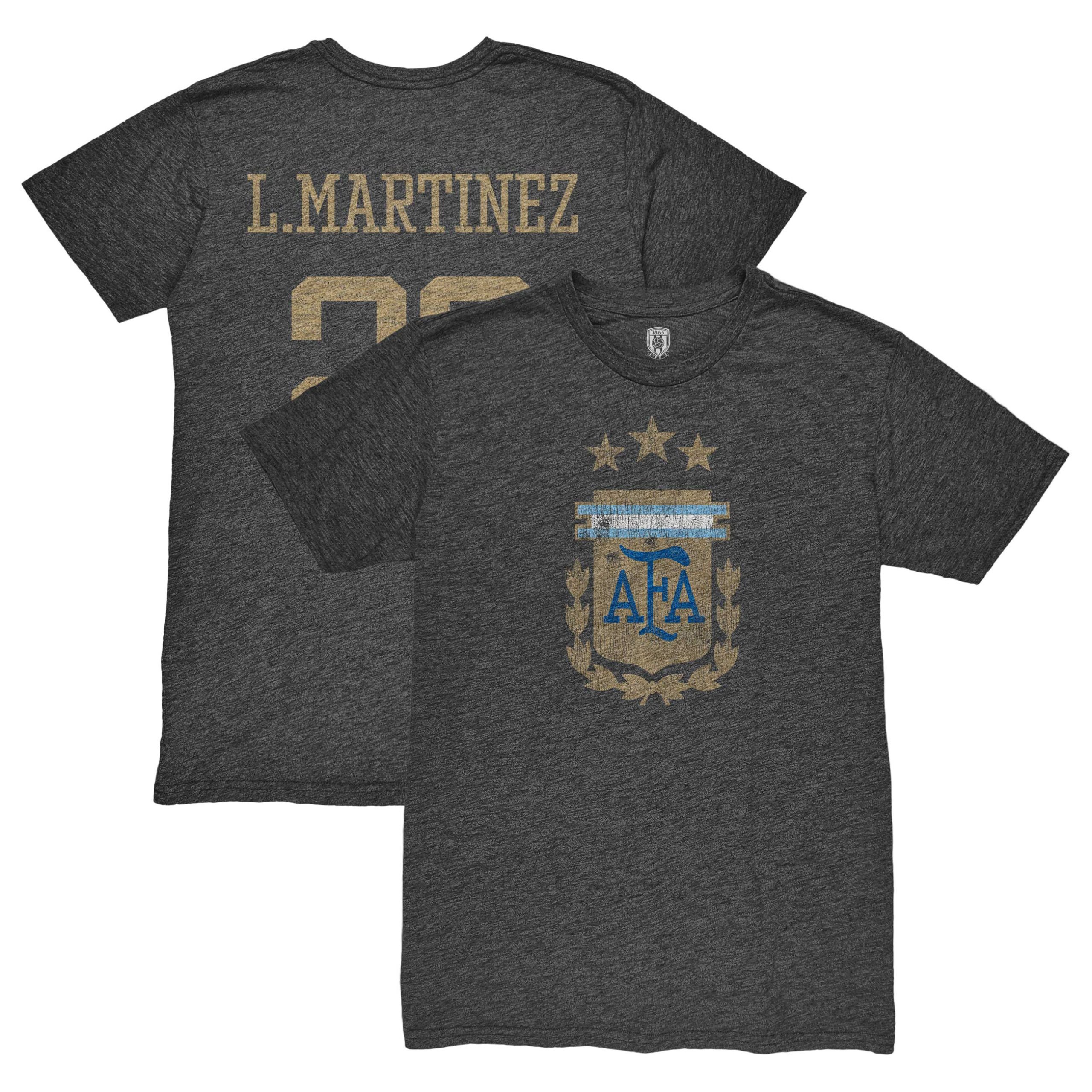 Explore lautaro martinez argentina national team 1863fc retro player tri-blend t-shirt – black – Germany Football Jerseys & T-Shirts Collection