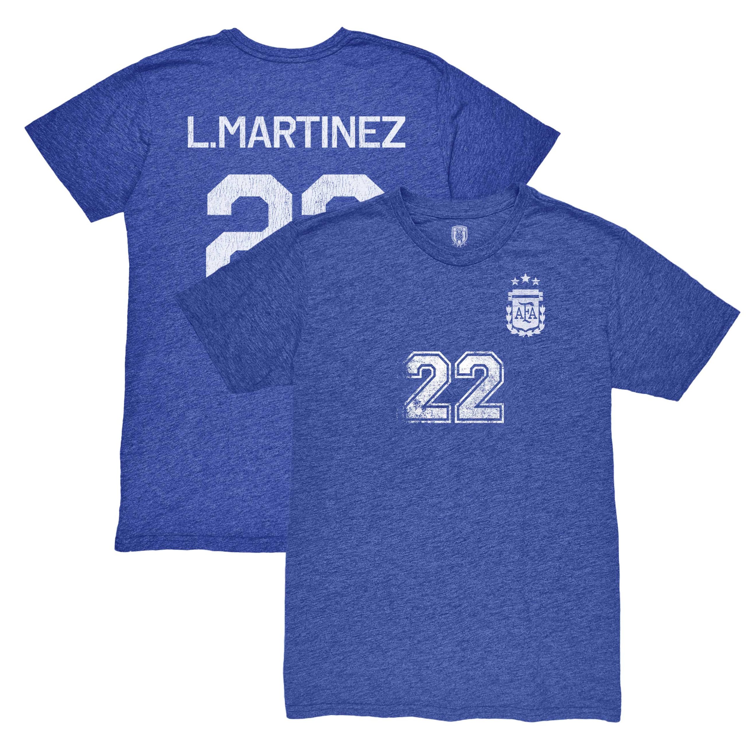 Explore lautaro martinez argentina national team 1863fc retro player tri-blend t-shirt – blue – Germany Football Jerseys & T-Shirts Collection