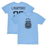Explore lautaro martinez argentina national team 1863fc retro player tri-blend t-shirt – light blue – Germany Football Jerseys & T-Shirts Collection