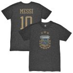 Explore lionel messi argentina national team 1863fc player retro tri-blend t-shirt – heather black – Germany Football Jerseys & T-Shirts Collection